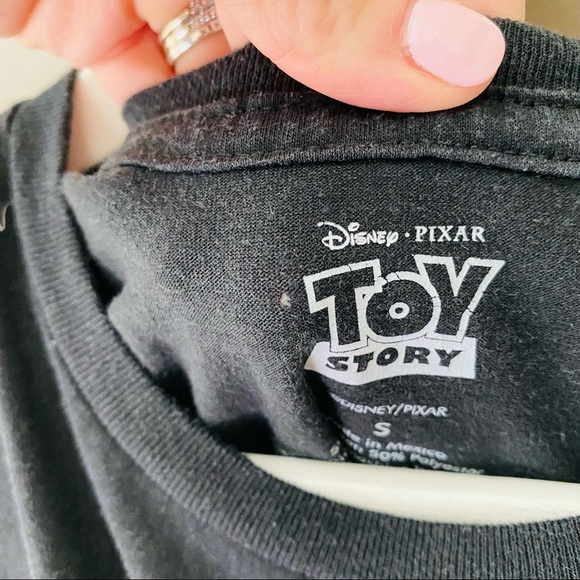 Toy Story Short Sleeve Tee Shirt Black Sz Small - Picture 5 of 9